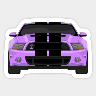 MUSTANG SHELBY GT500 VIOLET Sticker